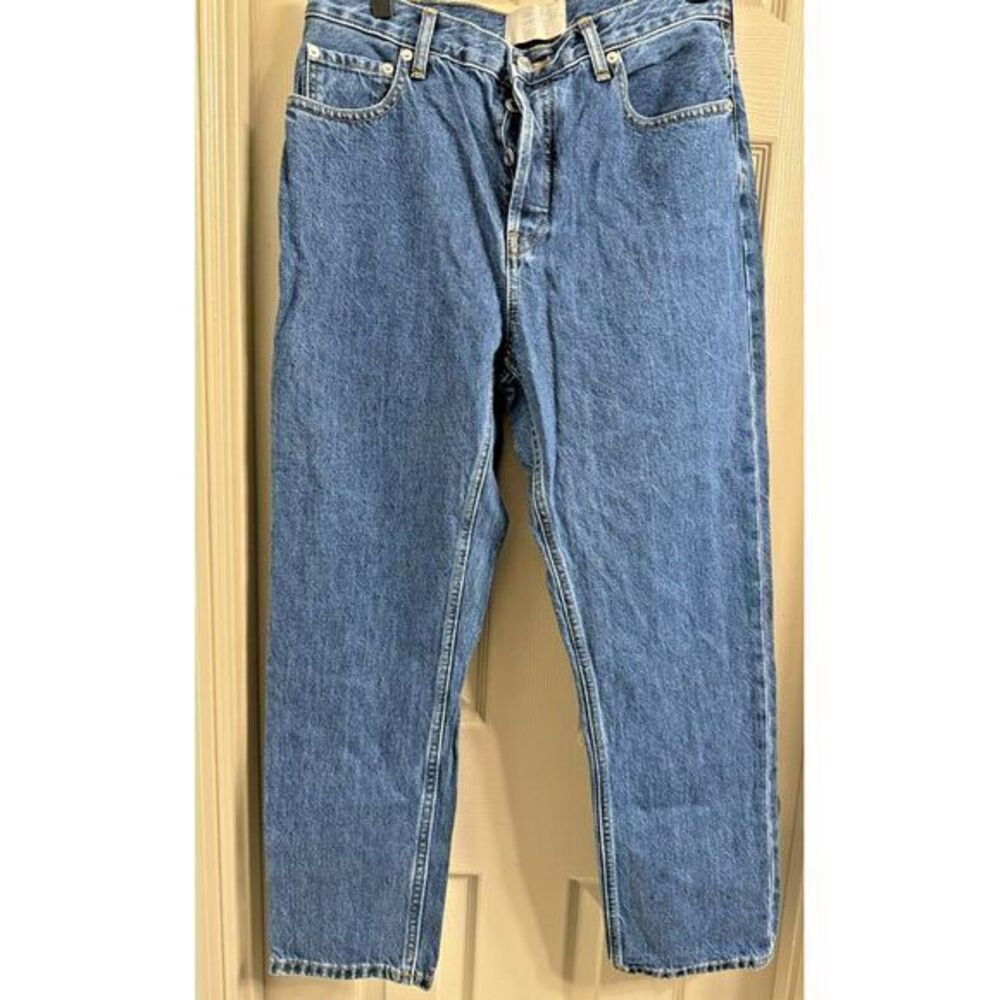 Everlane Womens 90s Cheeky Jean High Rise 29 Ankle Organic Cotton Button Fly